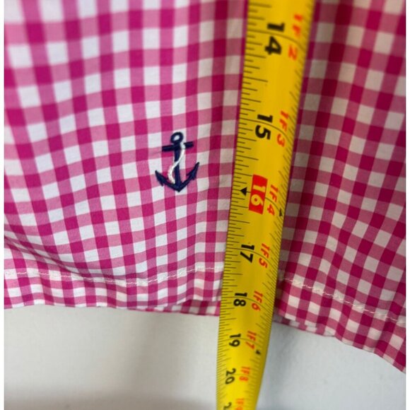 Polo Ralph Lauren Mens Swim Shorts Red Gingham Anchor Print Traveler Size XXL - Picture 5 of 15